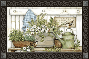 Fresh Herbs MatMates Decorative Doormat