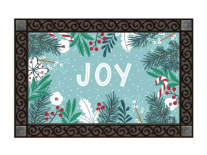 Christmas Joy MatMates Decorative Doormat