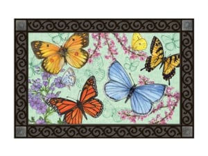 Butterfly Dance MatMates Decorative Doormat