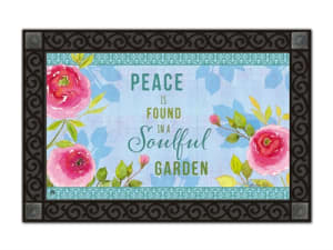 Soulful Garden MatMates Decorative  Doormat