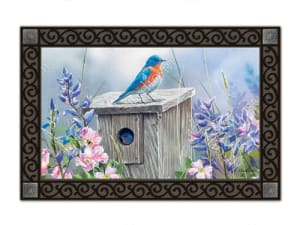 Bluebird Lookout MatMates Decorative Doormat