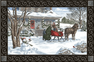 Winter Wonderland MatMates Decorative Doormat