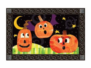 Scaredy Jacks Halloween MatMates Decorative Doormat