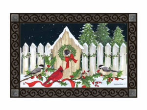 Christmas  Cottage MatMates Decorative Doormat