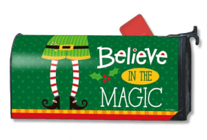 Elf is Watching Large MailWraps Magnetic Mailbox Cover