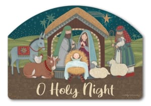 Away in a Manger Yard DeSigns Magnetic Art