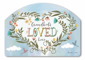 Grandkids Loved Here Yard DeSigns Magnetic Art