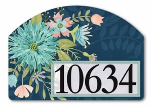 Floral Reflection Yard DeSigns Magnetic Art