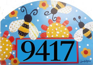 Bee Collage Yard DeSigns Magnetic Art