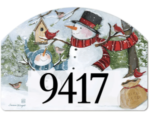Snowmen Birds Yard DeSigns Magnetic Art