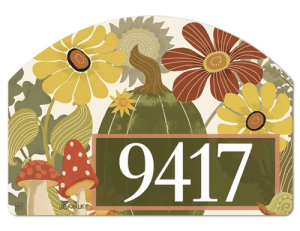 Happy Pumpkin Yard DeSigns Magnetic Art