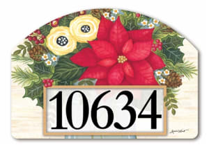 Rustic Winter Bouquet Yard DeSigns Magnetic Art