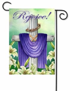 Easter Cross Decorative Garden Flag