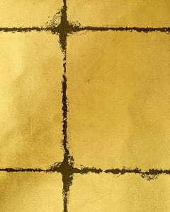 Antique gold textured scrim pattern