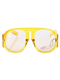 SUNGLASS CLEAR RIM OVERSIZED