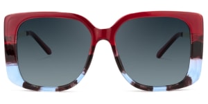 Sunglasses KAMMPT Oversized Square Sunglasses Women 2024 New in Vintage Candy Color Gradient Travelling Shades Trendy