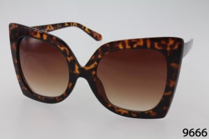 Small Cateye Sunglasses Two Tone Colors