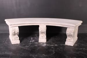 Royal Garden Bench in Sand Stone Finish by AFD Home - AFD-10566788