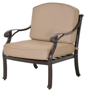 Savannah Outdoor Club Chair in Brown Bronzed Powder Coat Finish by Bridgeton Moore - AFD-11232018