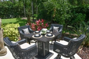 Monterey 5 Piece Pub Set in Synthetic Weave Finish by AFD Home - AFD-12012453