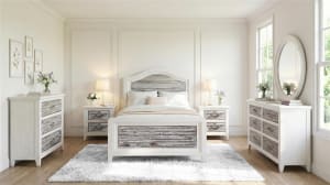 Rihanna Upholstered 6 Piece Bedroom Set by Pulaski - PUL-788170