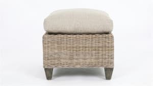Cottage Indoor Ottoman in Natural Kubu Finish by American Woodcrafters - AME-R-1500-OT
