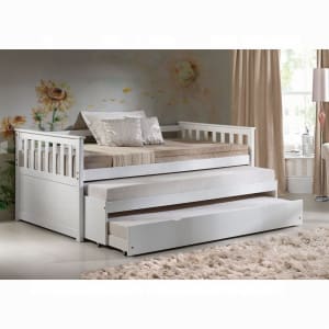 Cominia Transitional Twin Daybed w/ Pull-Out Bed in White Finish by Acme - 39080