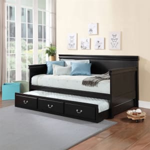 Bailee Transitional Twin Daybed in Black Finish by Acme - 39095
