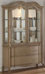 Chelmsford Buffet and Hutch in Antique Taupe Finish by Acme - 66054