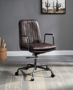Eclarn Office Chair in Mars Top Grain Leather Finish by Acme - 93173