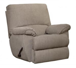 Elliott Glider Recliner in Pewter Chenille Fabric by Catnapper - 22506-P