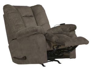 Manfred Rocker Recliner with Heat and Massage in Buckskin Fabric by Catnapper - 4513-2-B