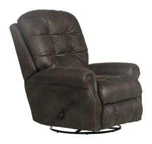 Simpson Swivel Glider Recliner in Steel Fabric by Catnapper - 4569-5-S