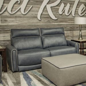 Nico Power Headrest Reclining Sofa in Twilight Fabric by Catnapper - 63501-T