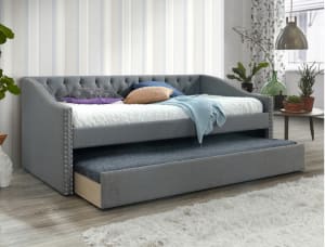 Loretta Daybed in Gray Finish by Crown Mark - CM-5325