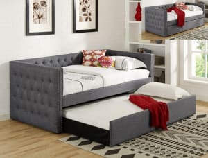 Trina Daybed in Gray Finish by Crown Mark - CM-5335GY