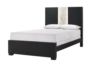 Rangley Queen Bed in Black Finish by Crown Mark - CM-B6835-Q