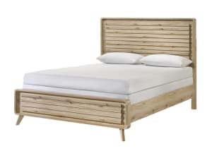 Dawson Queen Panel Bed in Wood Finish by Crown Mark - CM-B9240-Q