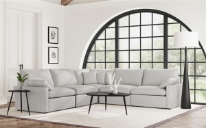 Collins 5 Piece Modular Power Reclining Sectional Sofa in Grey by Coaster - COA-609560P