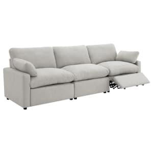 Collins Upholstered Modular Power Reclining Sofa in Grey by Coaster - COA-609561P