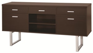 Glavan Credenza in Cappuccino Finish by Coaster - 801522