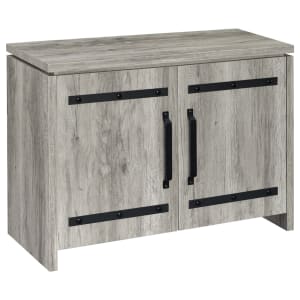 Enoch 2-Door Wood Accent Cabinet in Grey Driftwood Finish by Coaster - COA-950785