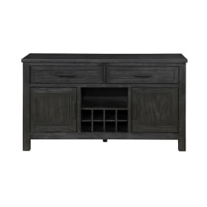 Orem Transitional Storage Server in Antiqued Black Finish by Home Elegance - HEL-5759-40