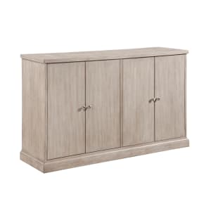 Lofton Contemporary Storage Server Cabinet in Light Gray Finish by Home Elegance - HEL-6018-40