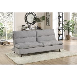 Mackay Sofa Bed in Light Gray by Home Elegance - HEL-9560GY-3CL