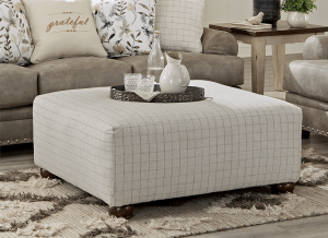 Briarcliff Cocktail Ottoman in Sandstone Pattern Fabric by Jackson Furniture - 2083-12
