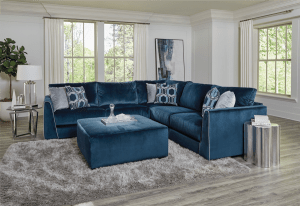 Jetson 3 Piece Sectional Sofa in Nile Fabric by Jackson Furniture - 2223