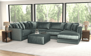 Remington 5 Piece Chaise Sectional in Pine Fabric by Jackson Furniture - 2245-5C