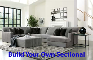 Carlsbad Build Your Own Sectional in Charcoal Fabric by Jackson Furniture - BYO-CH