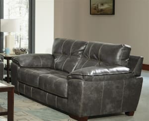 Hudson Loveseat in Steel Fabric by Jackson Furniture - 4396-02-S